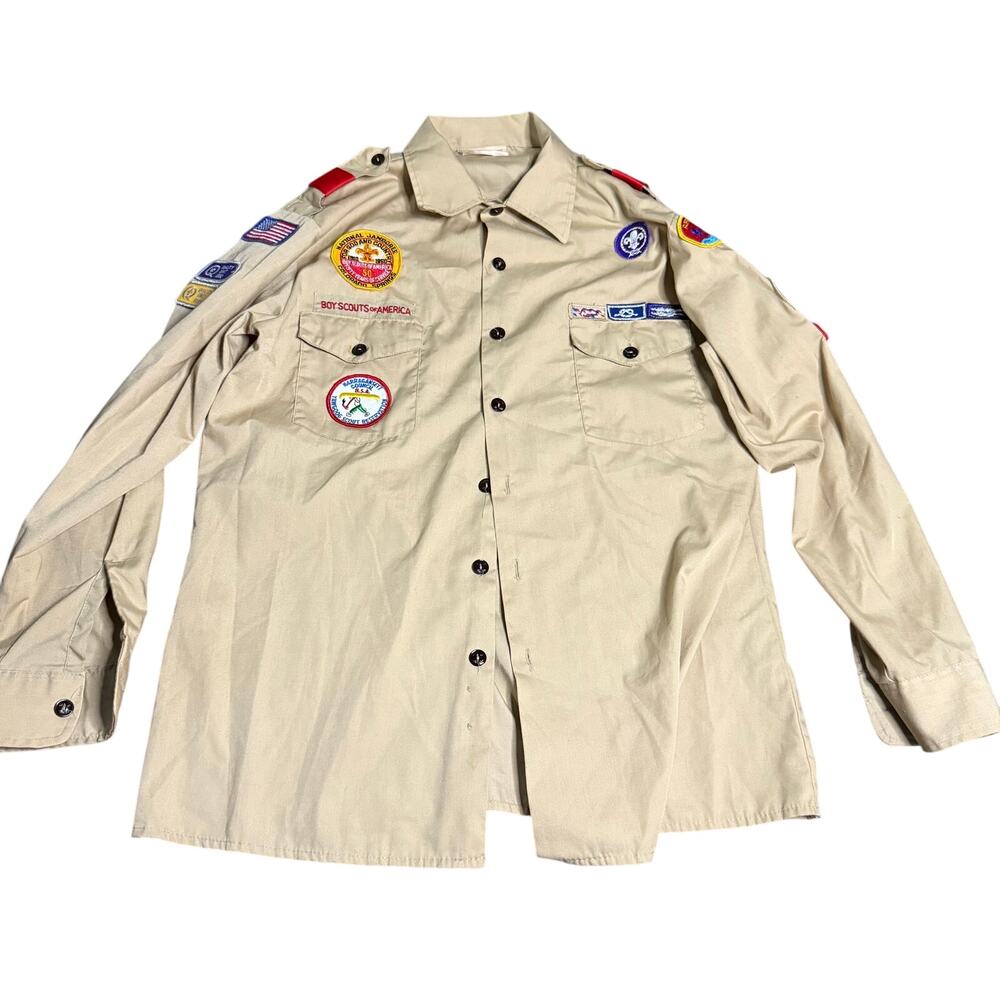 Vintage Boy Scouts of America Official Shirt, Assistant Scoutmaster, 90's, Large